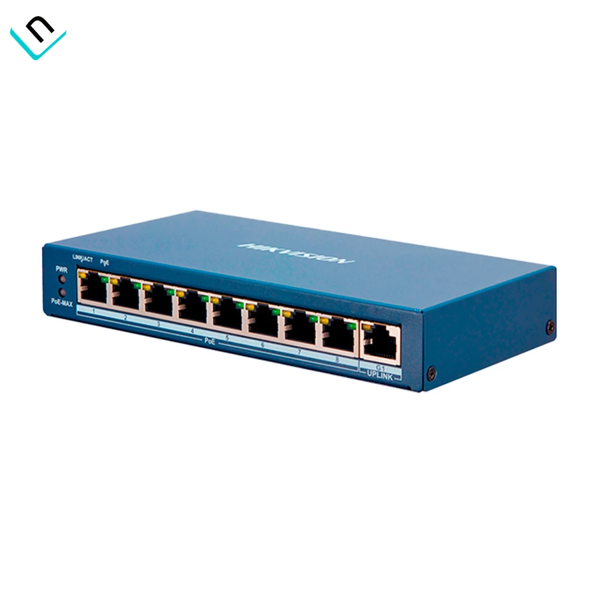 SWITCH HIKVISION DS-3E1309P-EI/M, 8 PUERTOS, POE, GIGABIT